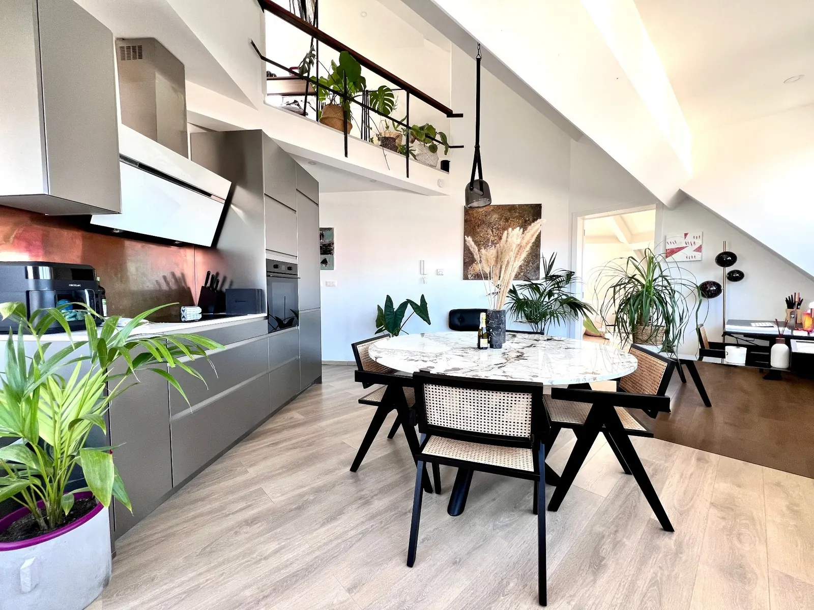 Intérieur d’un logement de courte durée géré par Hexuvium