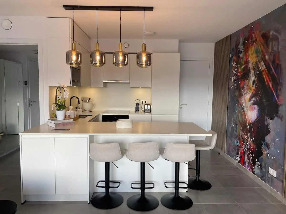 Intérieur d’un logement de courte durée géré par Hexuvium