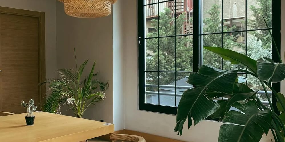 Intérieur d'un logement courte durée premium géré par Hexuvium