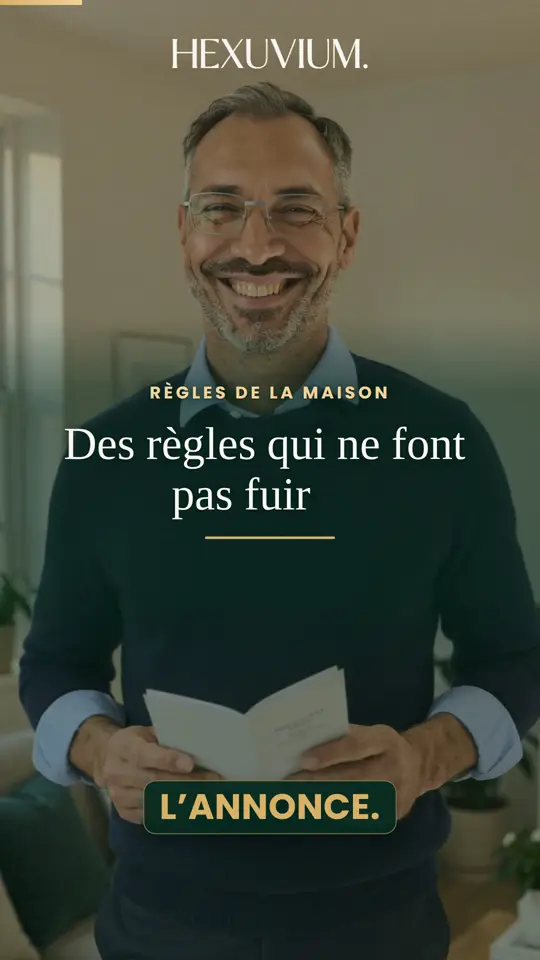 Des règles de la maison qui ne font pas fuir
